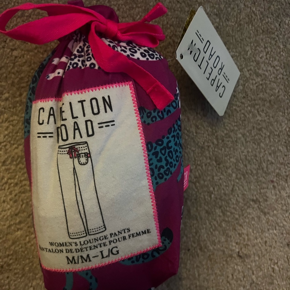 Hatley Women's Lounge Pants - Pink and Blue